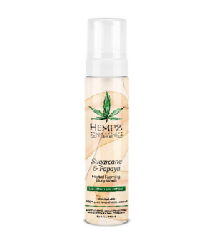Hempz Fresh Fusions Sugarcane &amp; Papaya Foaming Body Wash 8.5oz HFSP-113